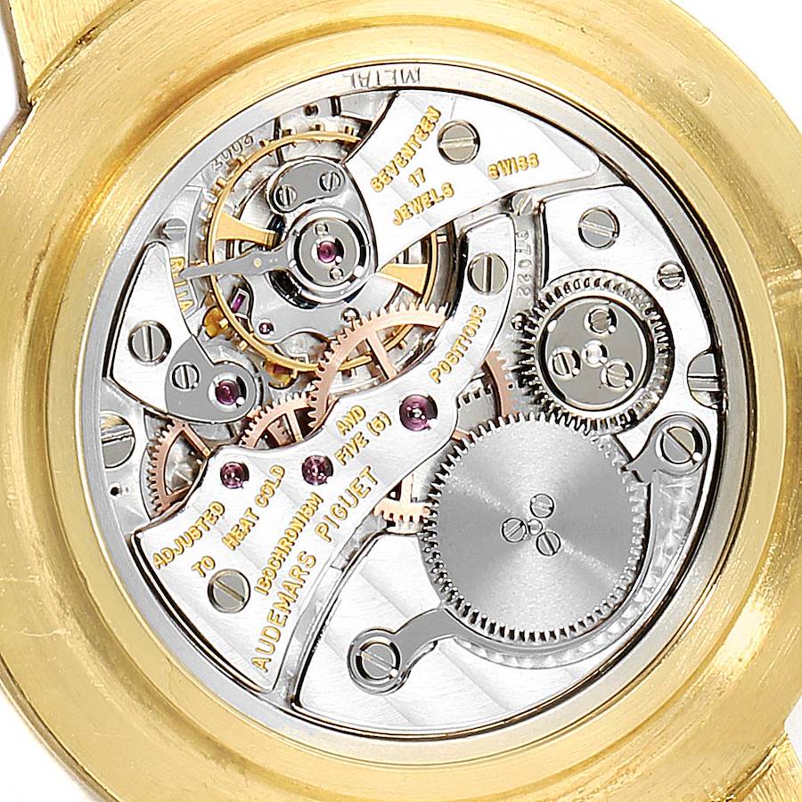 Audemars Piguet Yellow Gold Vintage Mens Watch 3445