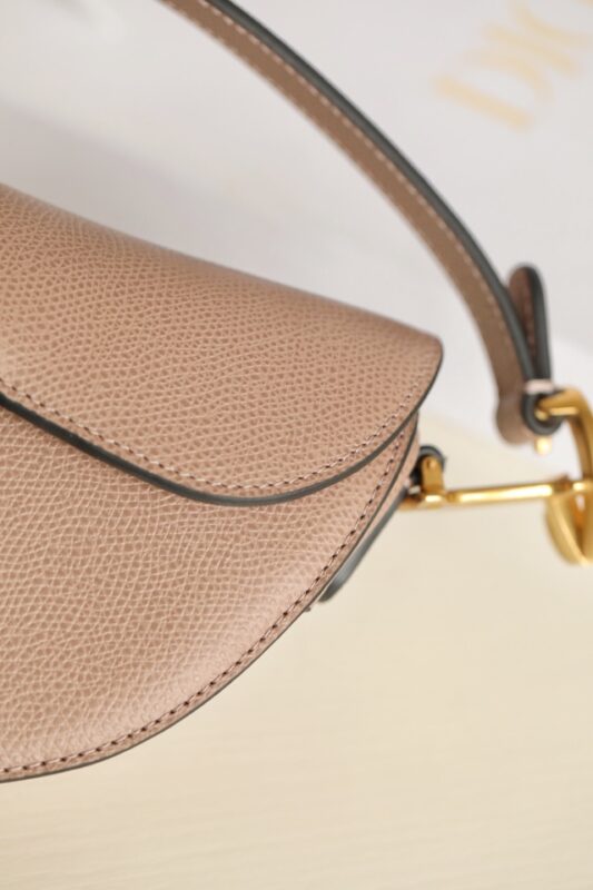 Replica Dior Saddle Bag Small Nude