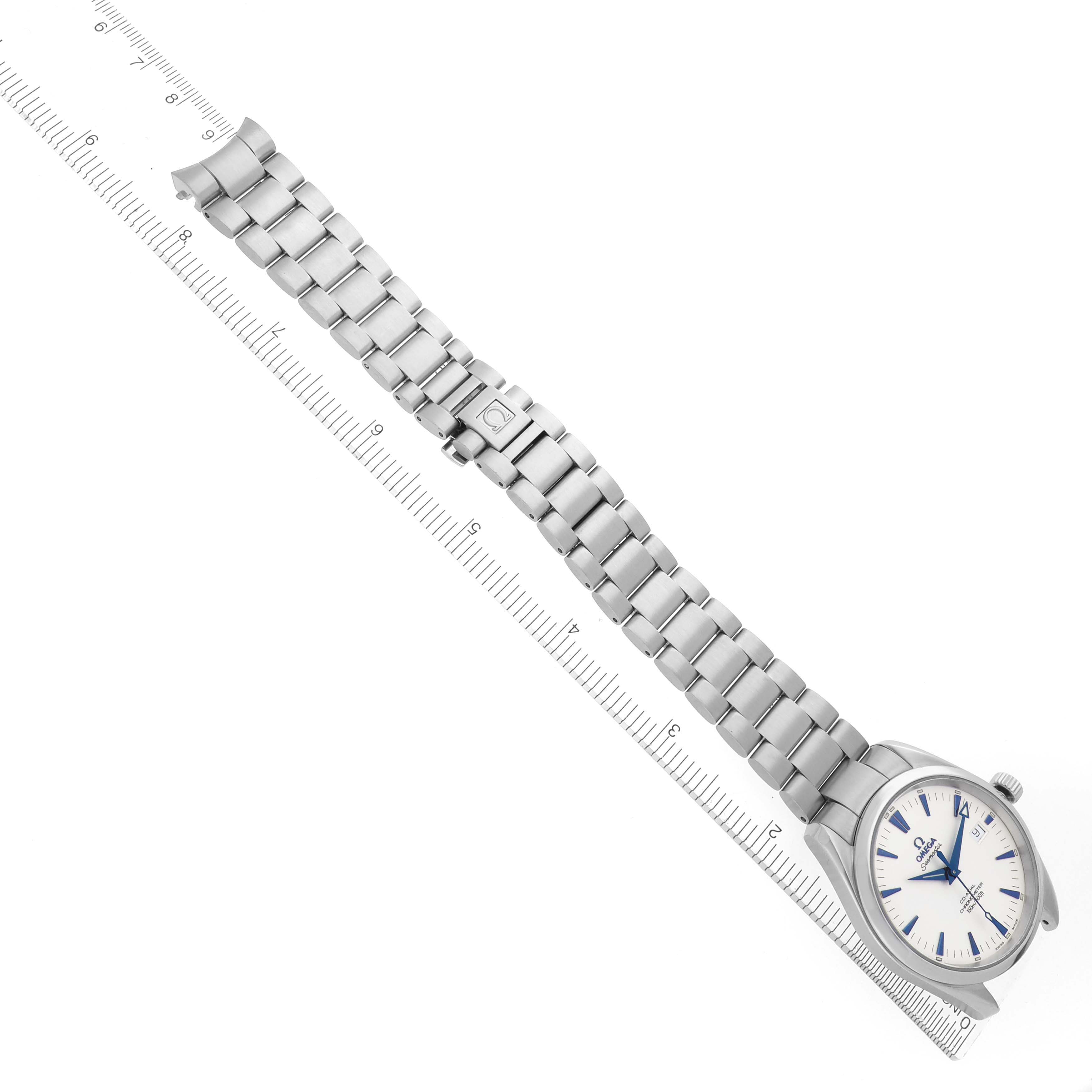 Omega Seamaster Aqua Terra Blue Hands Steel Mens Watch 39.2 MM 2503.33.00