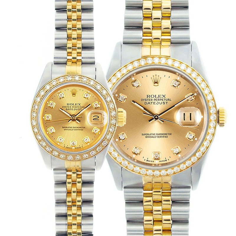 Rolex Datejust Watches His & Hers 18K Gold(HH09)