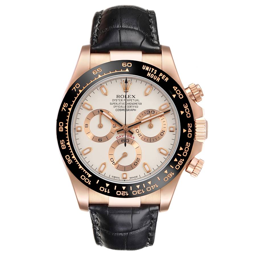 Rolex Cosmograph Daytona Rose Gold Mens Watch 116515