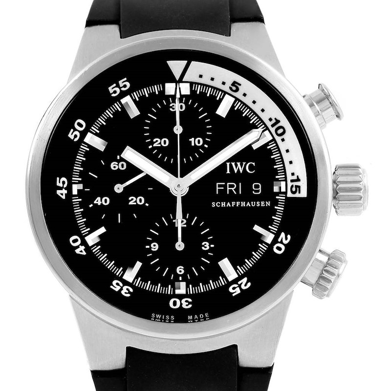 IWC Aquatimer Automatic Chronograph Day Date Mens Watch IW371933