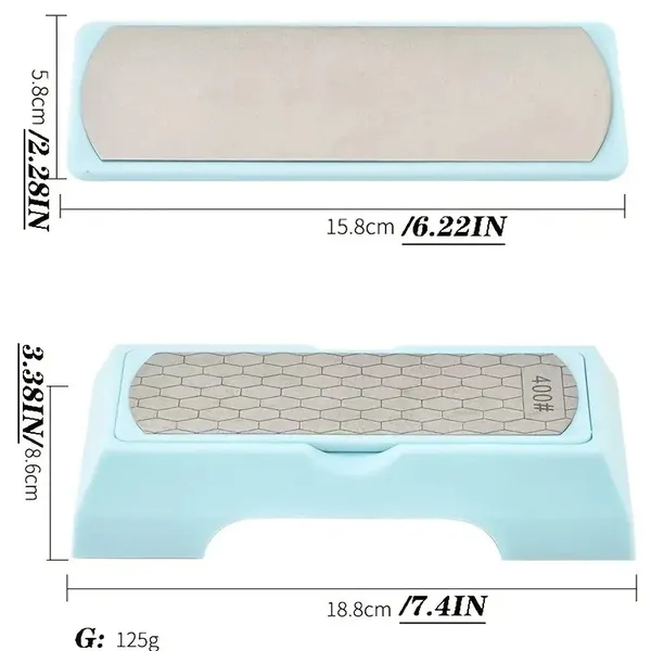 Diamond Double-sided Sharpening Stone 400# 1000# with Coarse