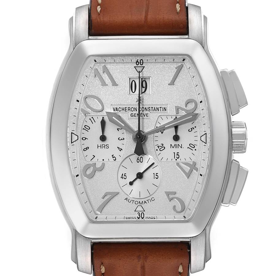 Vacheron Constantin Royal Eagle Chronograph Silver Dial Steel Mens Watch 49145