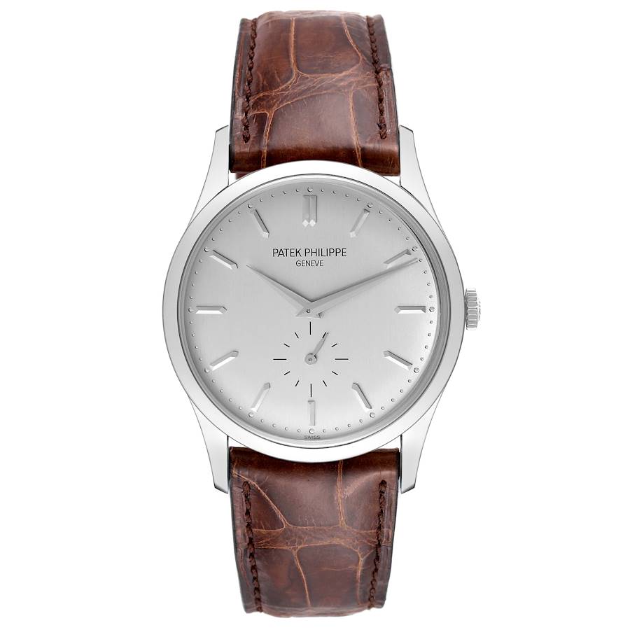 Patek Philippe Calatrava White Gold Mechanical Mens Watch 5196G