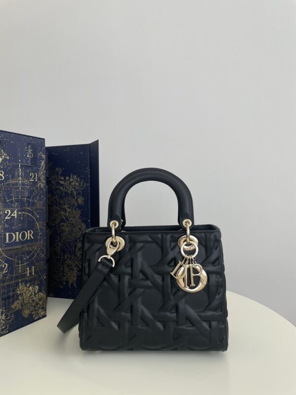 Replica Lady Dior Large Black New