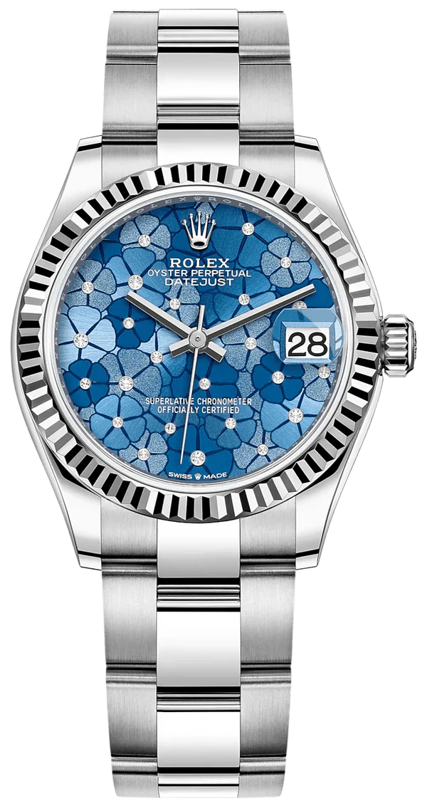 Rolex DATEJUST Oyster, 31 mm, Oystersteel and white gold M278274-0035