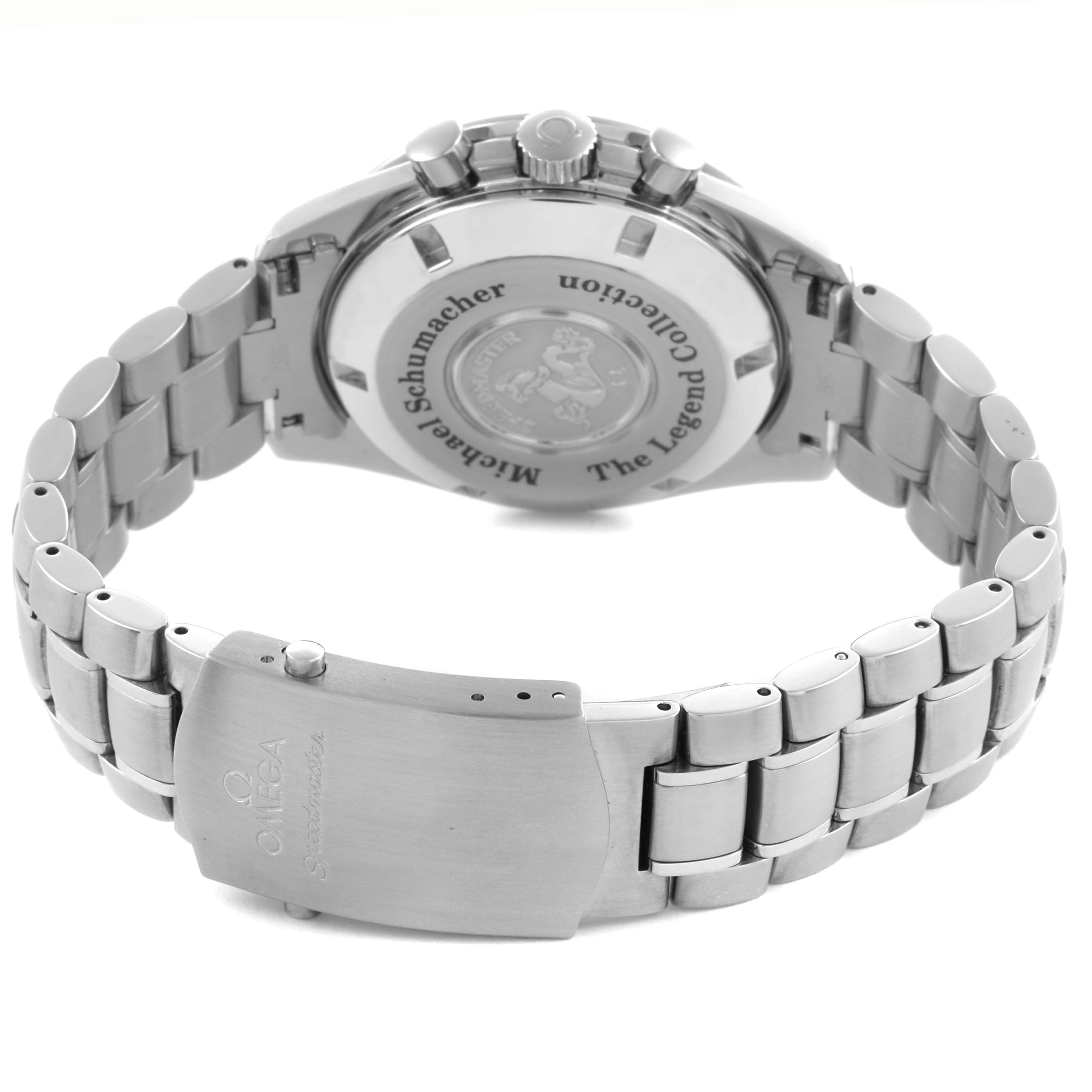 Omega Speedmaster Schumacher Legend Red LE Steel Mens Watch 42.0 MM 3506.61.00