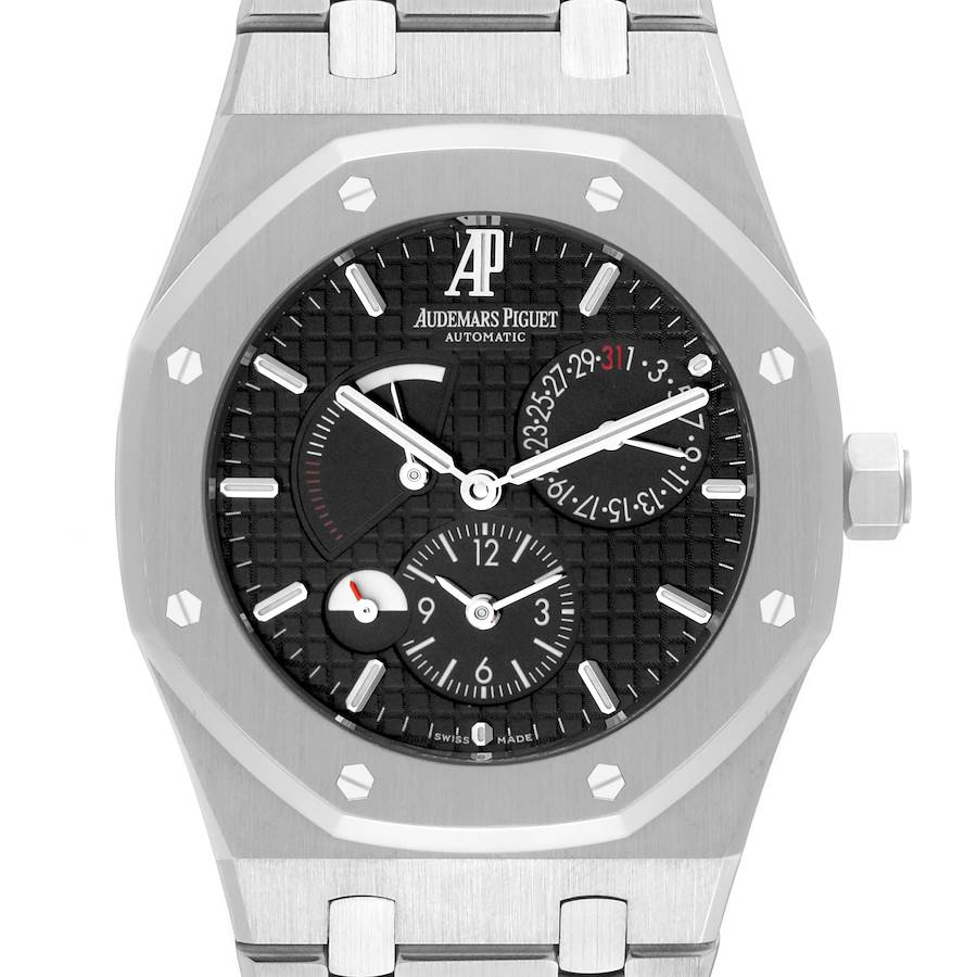 Audemars Piguet Royal Oak Dual Time Steel Mens Watch 26120ST