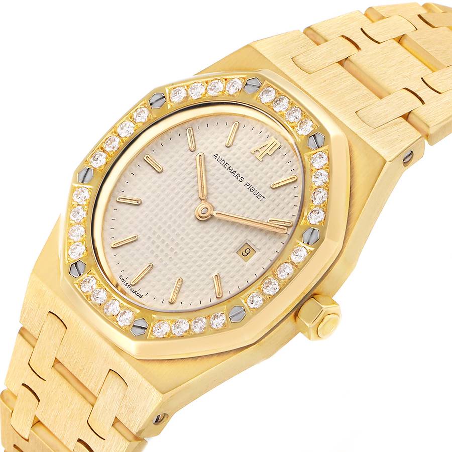 Audemars Piguet Royal Oak Yellow Gold Diamond Ladies Watch 56271BA