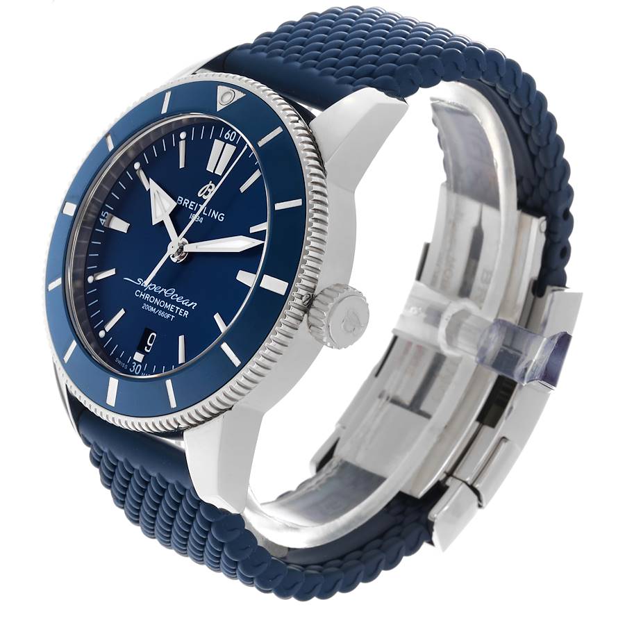 Breitling Superocean Heritage B20 44 Blue Dial Bezel Mens Watch AB2030