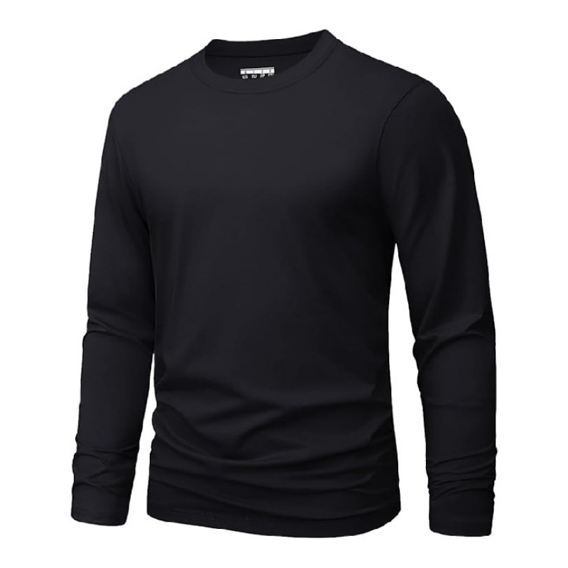 Men's Shirts Long Sleeve Cotton T-Shirt