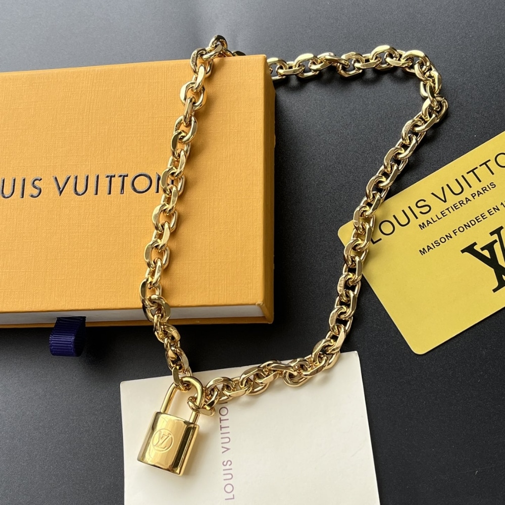 Louis Vuitton Lv Edge Necklace Cadenas Mp2993