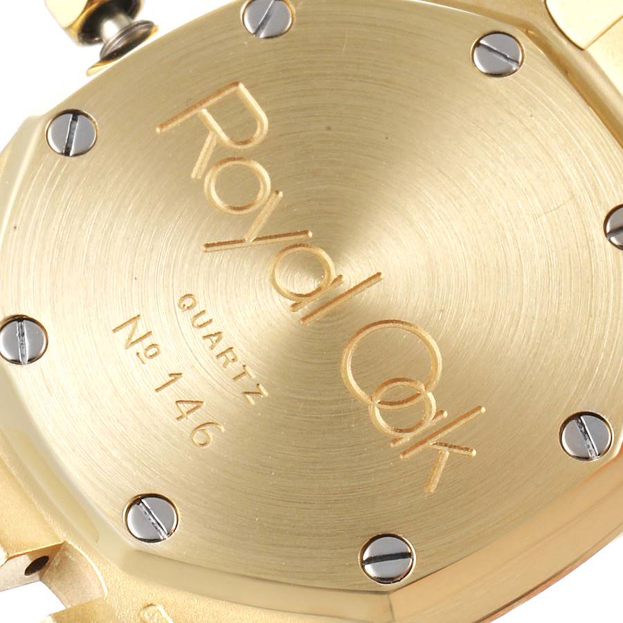 Audemars Piguet Royal Oak Yellow Gold Diamond Ladies Watch 56271BA