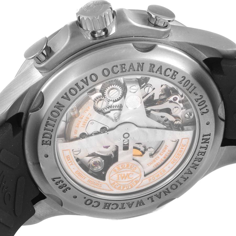 IWC Portuguese Yacht Club Chronograph Titanium Volvo Limited Edition Mens Watch IW390212