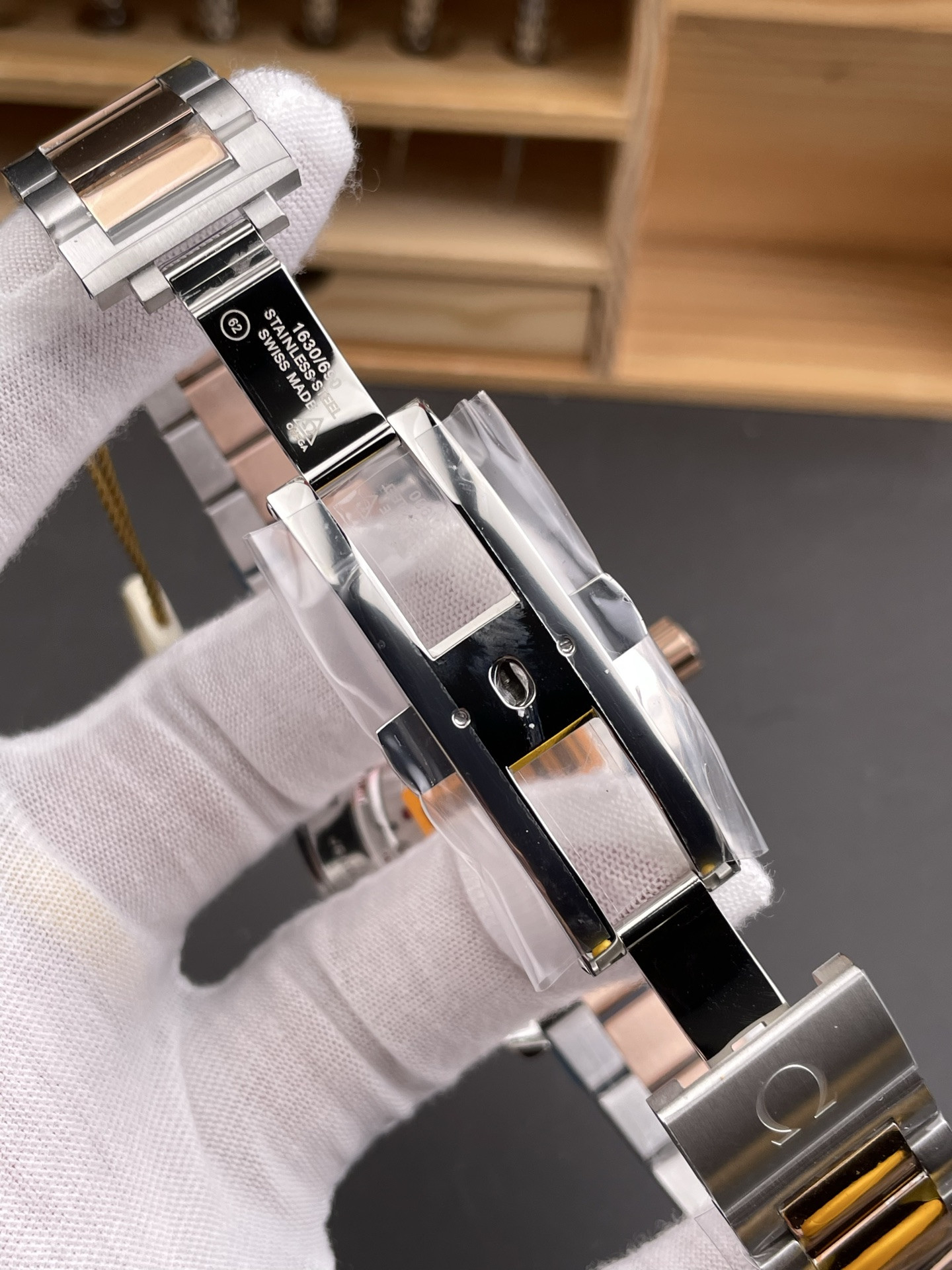 Two-Tone Rose Gold Seamaster 150, GMT Brown Dial
