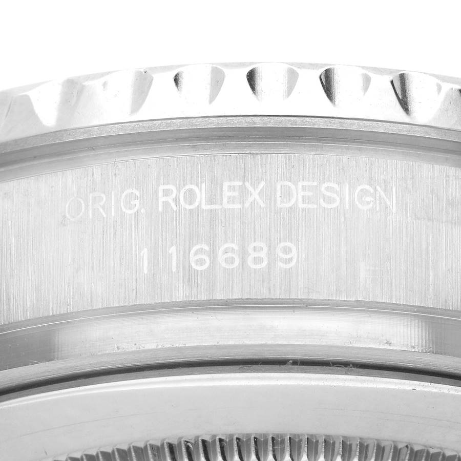 Rolex Yachtmaster II Regatta White Gold Platinum Mens Watch 116689