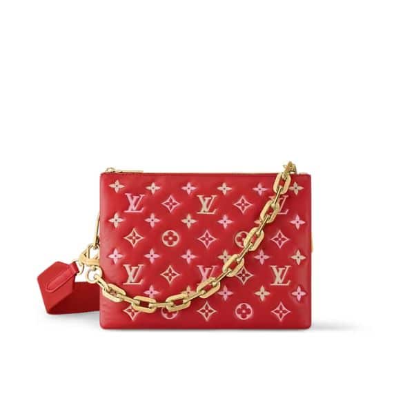 Louis Vuitton Bolso Coussin PM Monogram Rouge 27Cm M22397