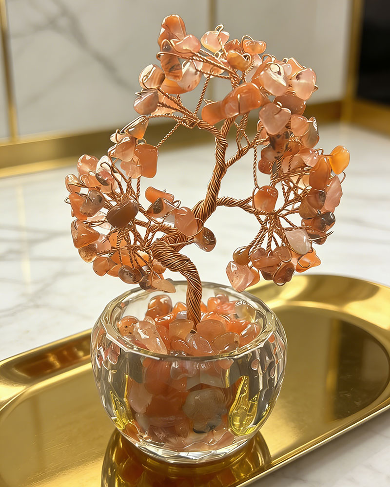 Carnelian Agate Tree of Life: Boost Vitality, Attract Abundance & Protect Energy