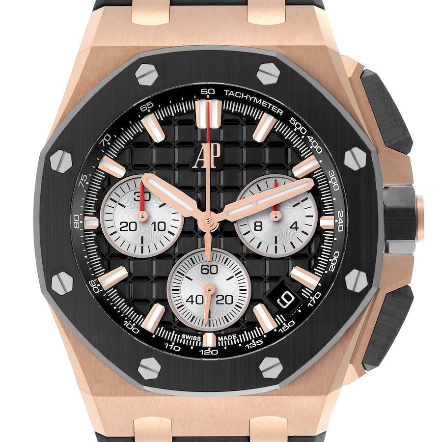 Audemars Piguet Royal Oak Offshore Rose Gold Mens Watch 26420RO