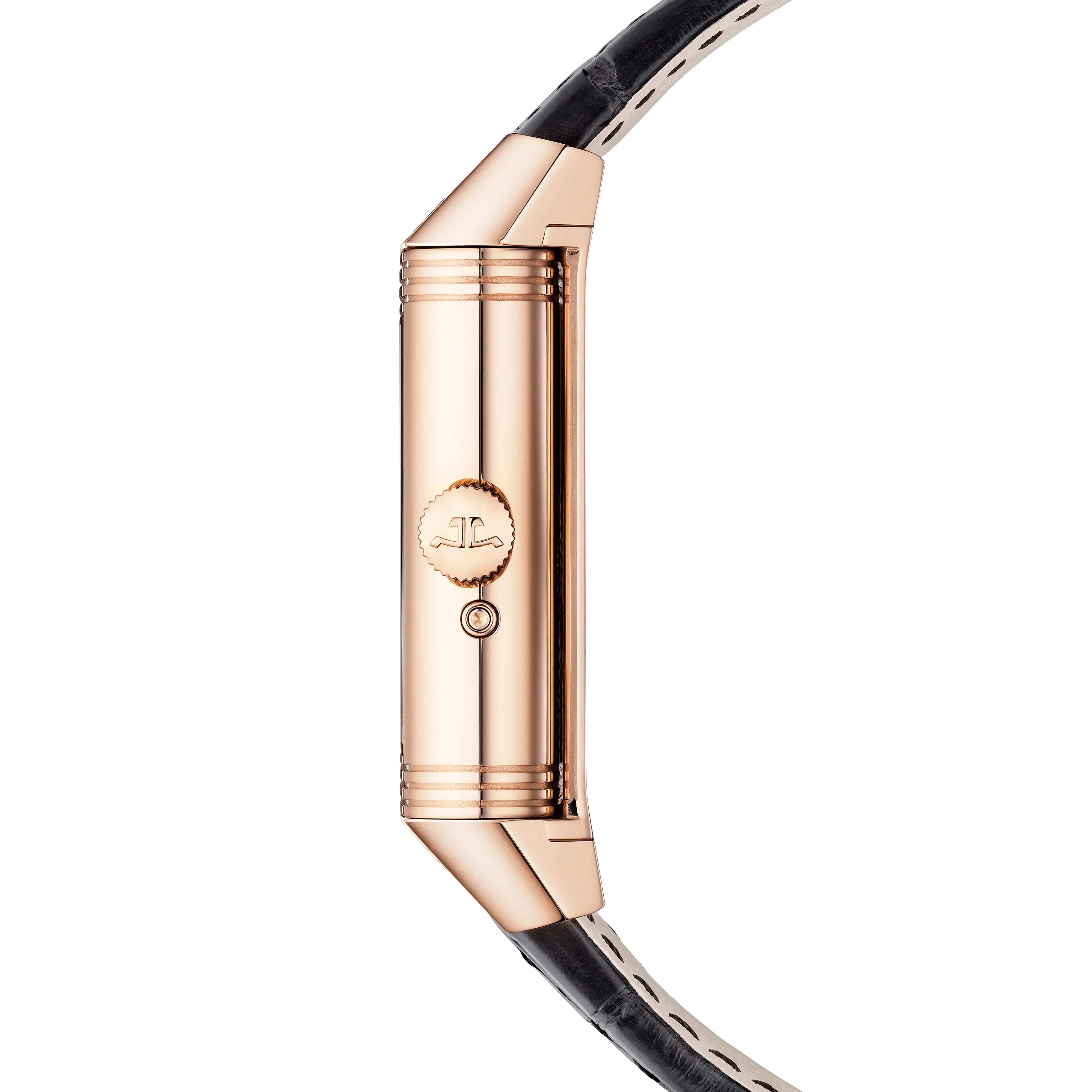 Pink Gold Reverso Tribute Nonanti&egrave;me Enamel Men&rsquo;s Watch Q71125E1