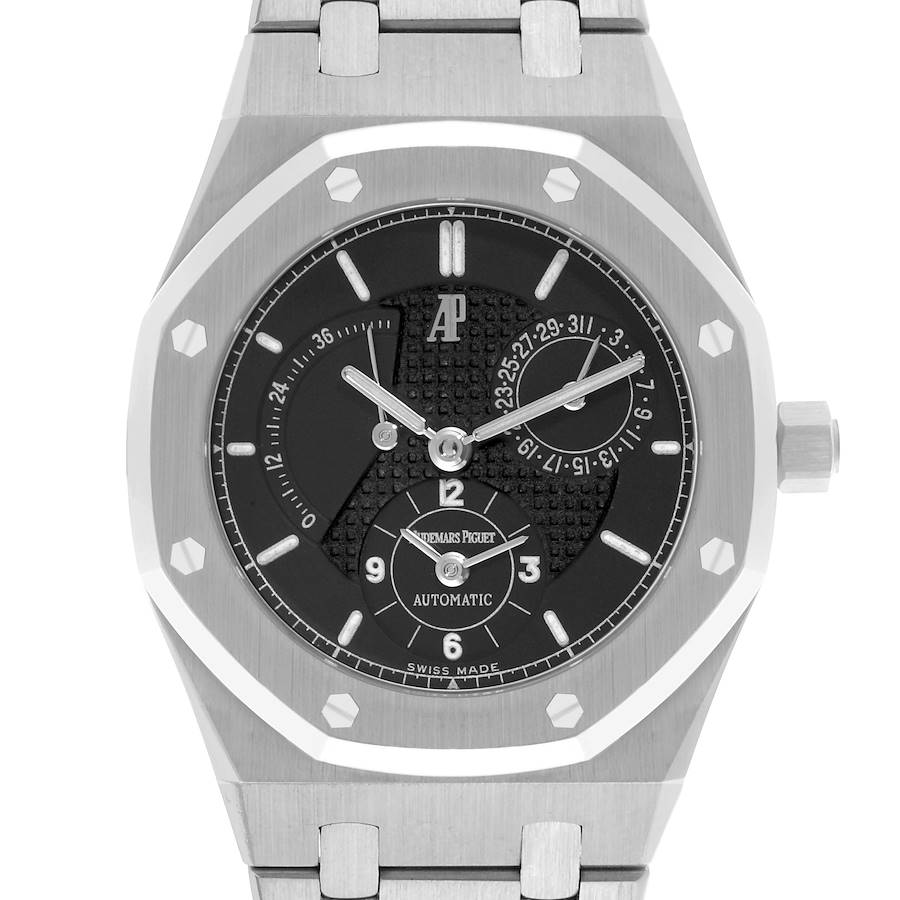 Audemars Piguet Royal Oak Dual Time Power Reserve Steel Watch 25730ST