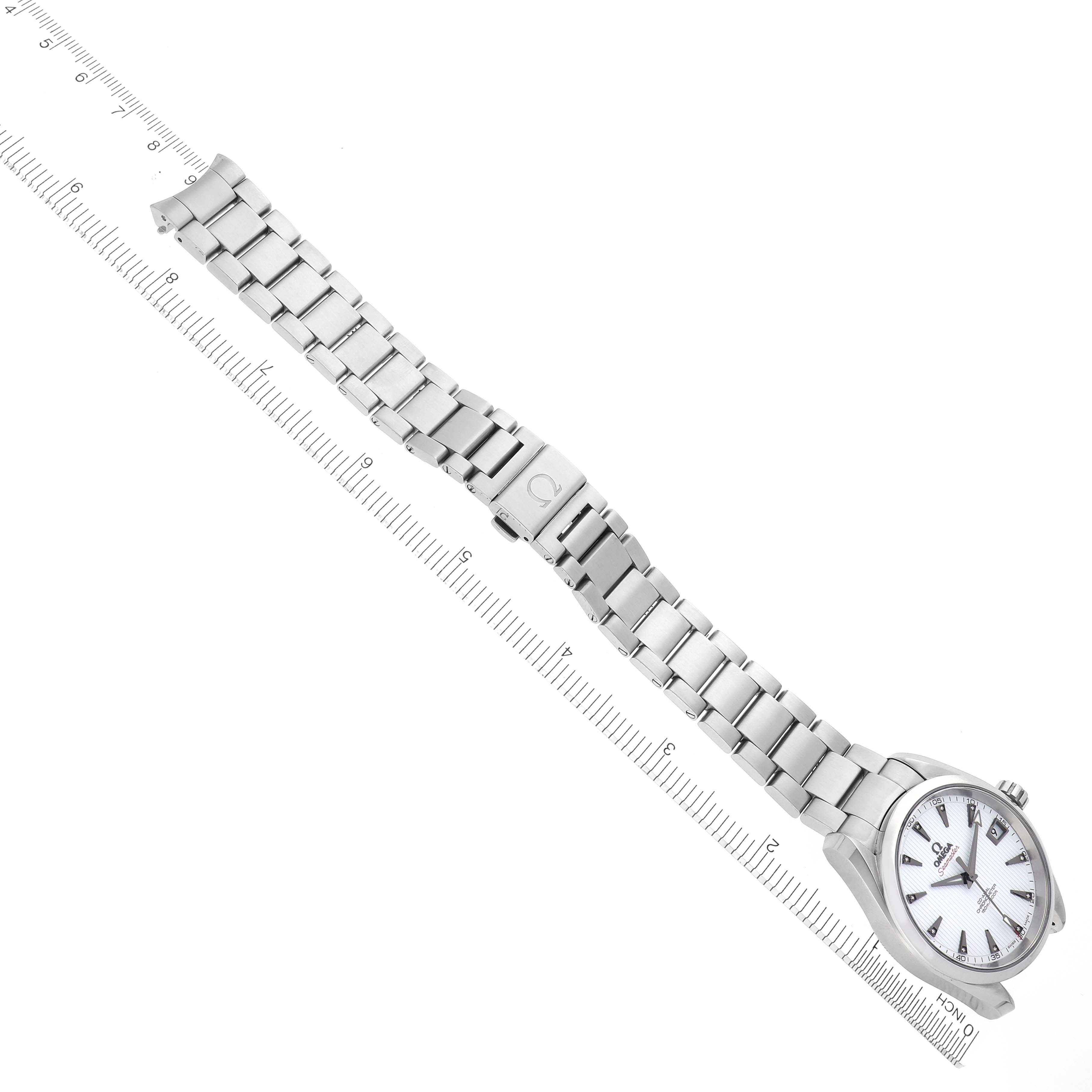 Omega Seamaster Aqua Terra 38.5 Diamond Watch 38.5 MM 231.10.39.21.54.001