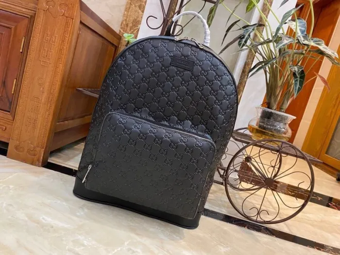 Replica Gucci Medium GG Backpack With Tag