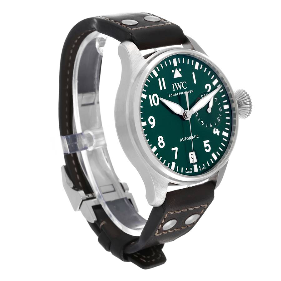 IWC Big Pilots 46mm Green Dial Automatic Steel Mens Watch IW501015