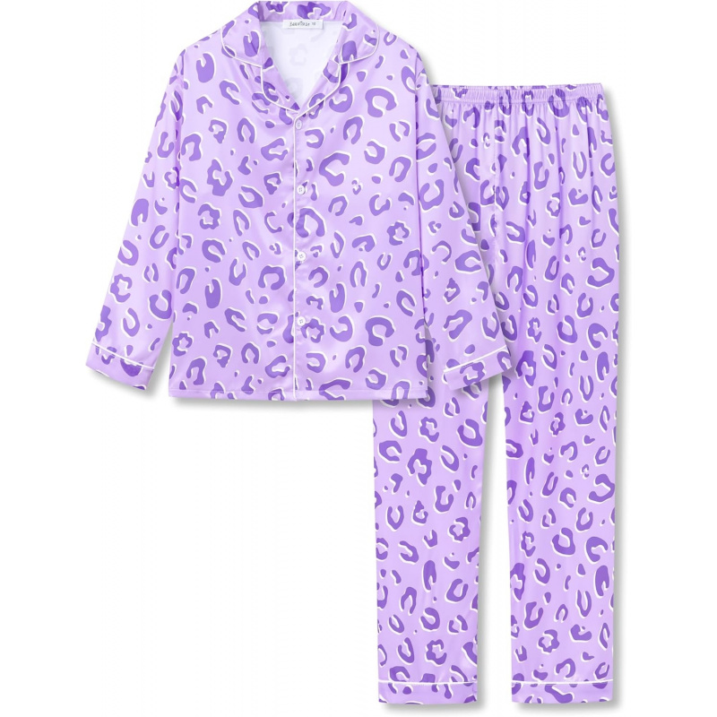 Silky Satin Pajama Long Sleeves Set