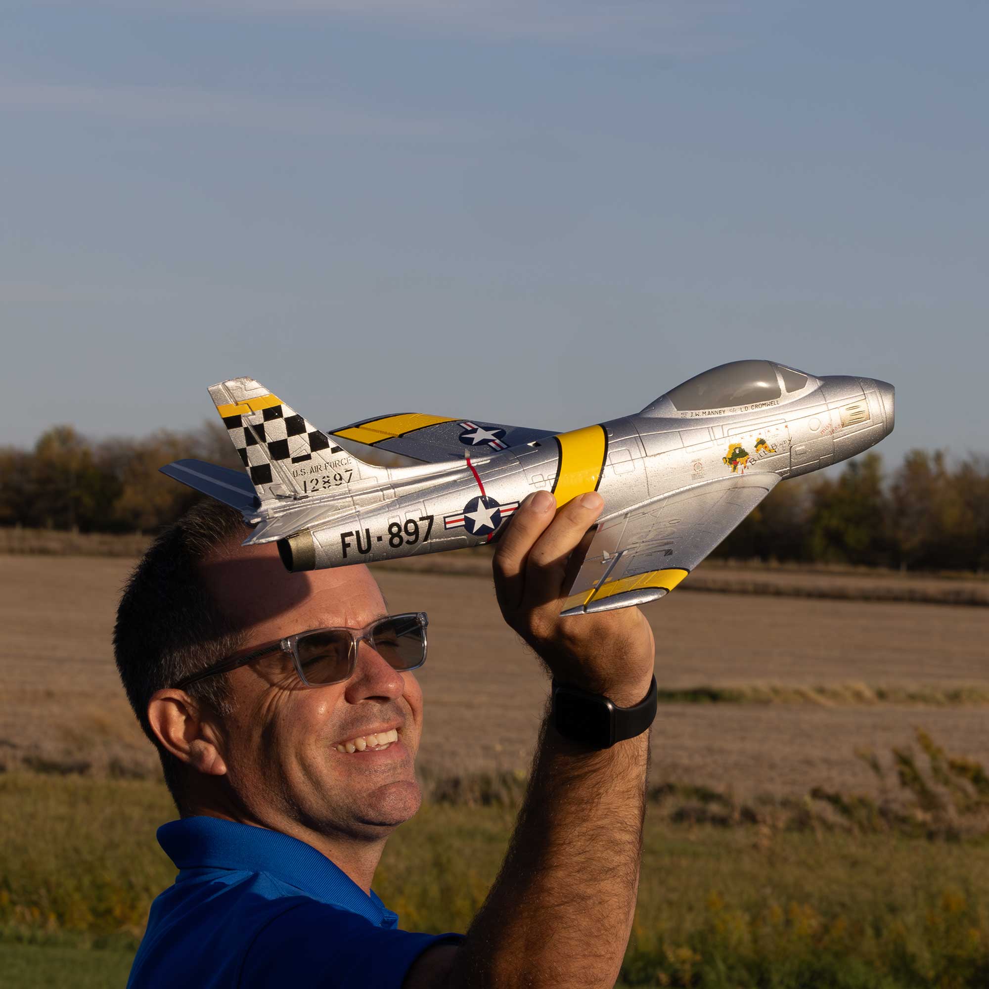 UMX F-86 Sabre 30mm EDF Jet BNF Basic with AS3X and SAFE Select