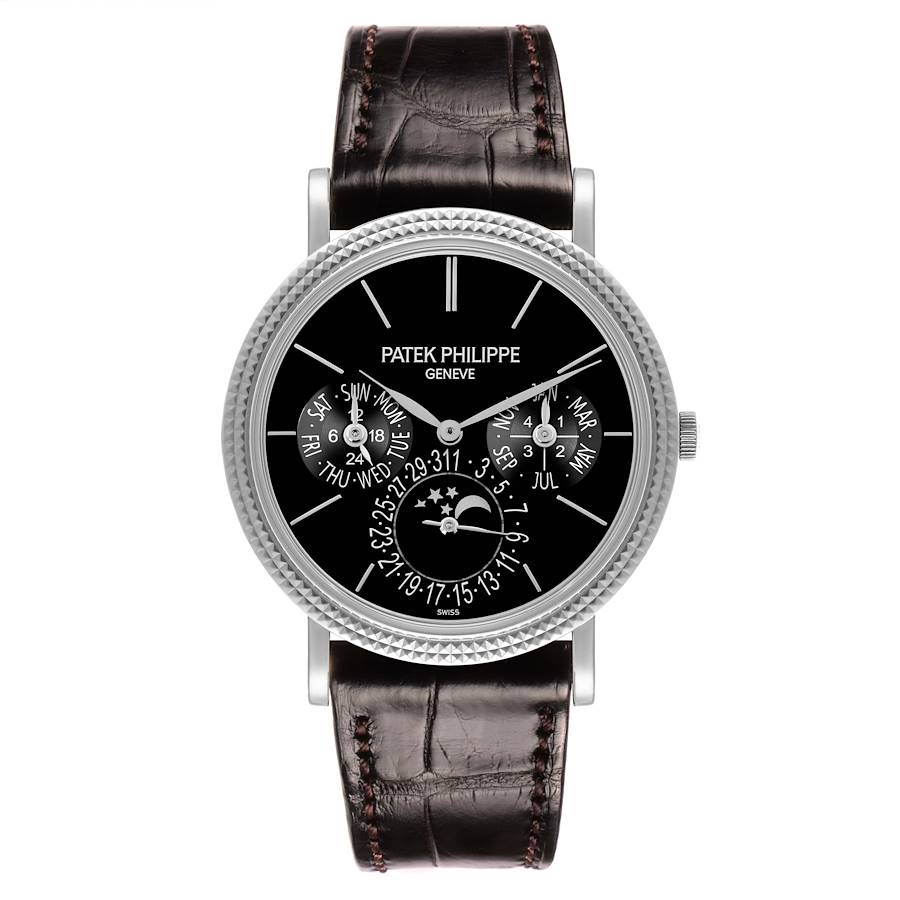 Patek Philippe Grand Complication Perpetual Calendar White Gold Mens Watch 5139G