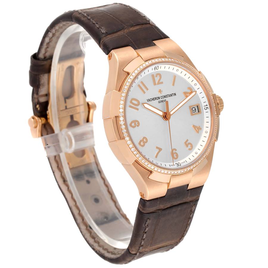 Vacheron Constantin Overseas Rose Gold Diamond Ladies Watch 47560