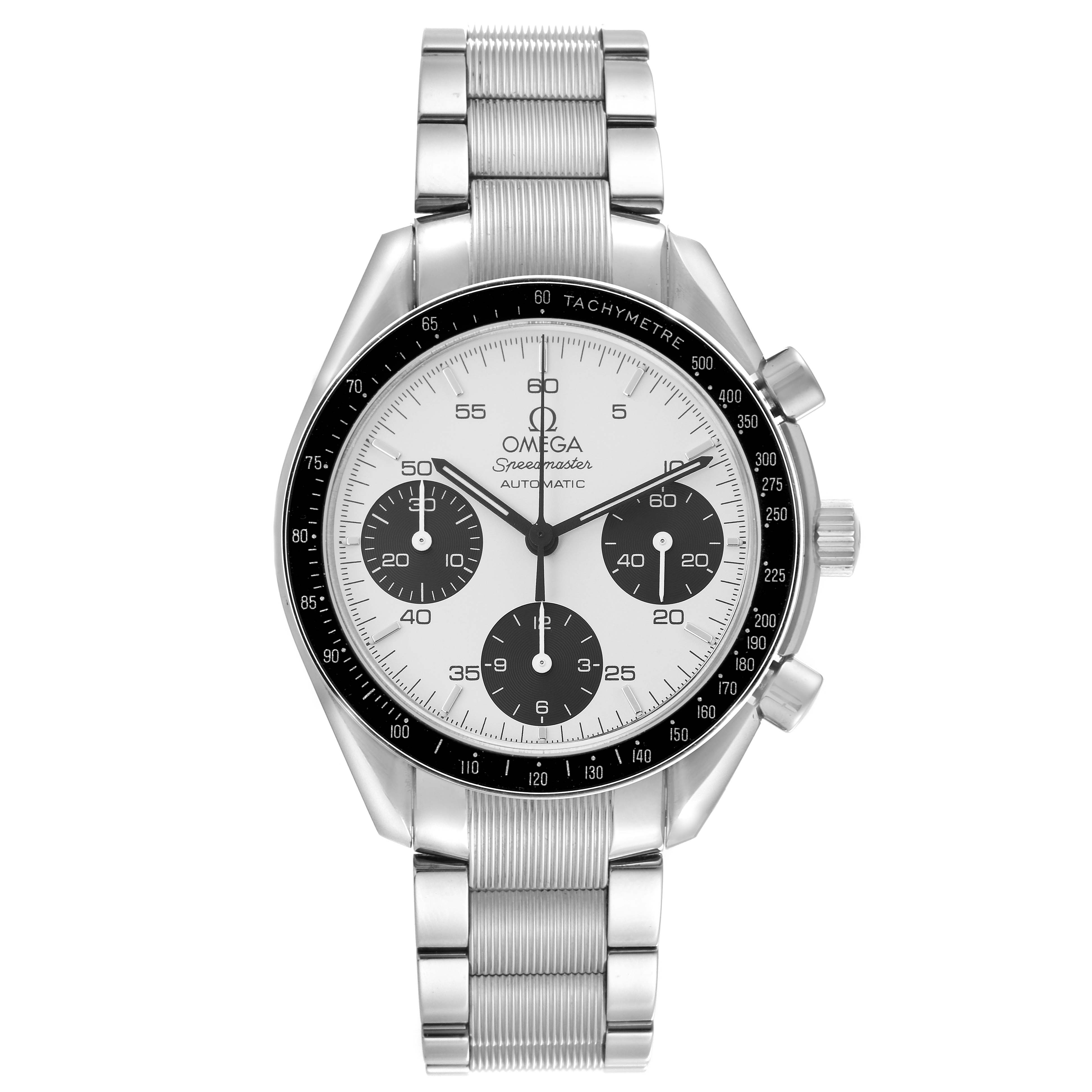 Omega Speedmaster Reduced Marui LE Panda Dial Steel Mens Watch 39.0 MM 3539.31.00