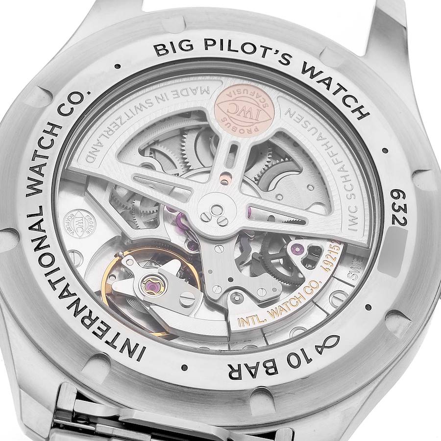 IWC Big Pilots 43mm Steel Blue Dial Mens Automatic Watch IW329304