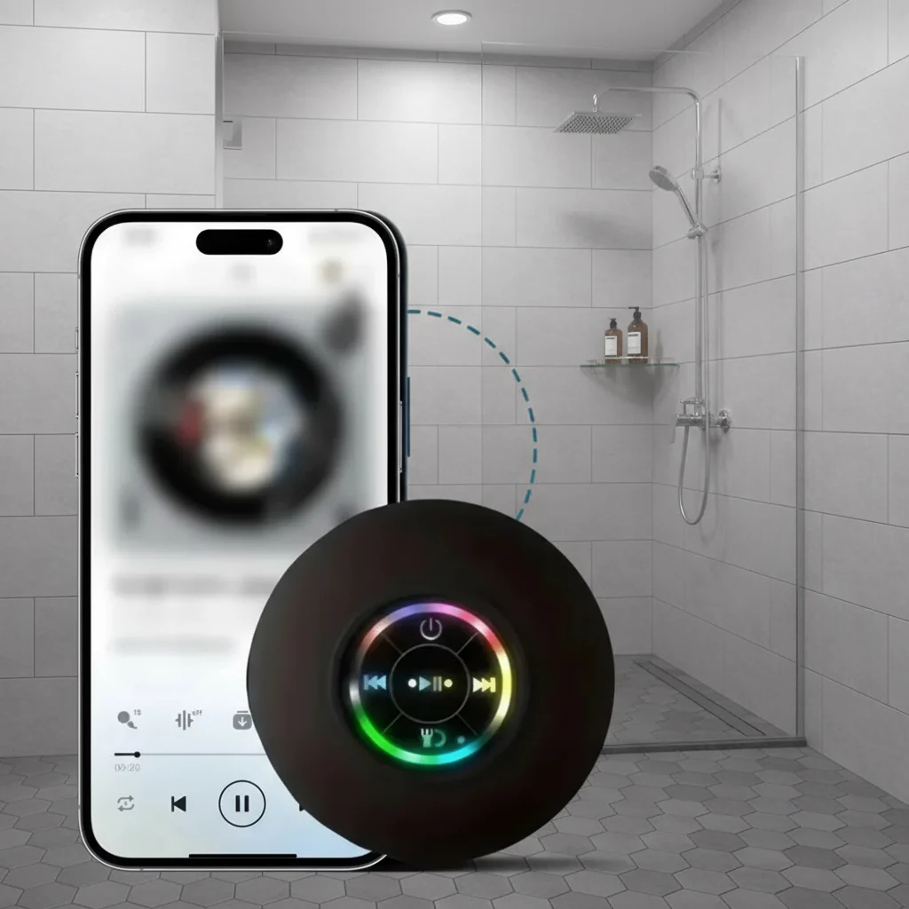 Water Resistant Bluetooth Speakers with Mic