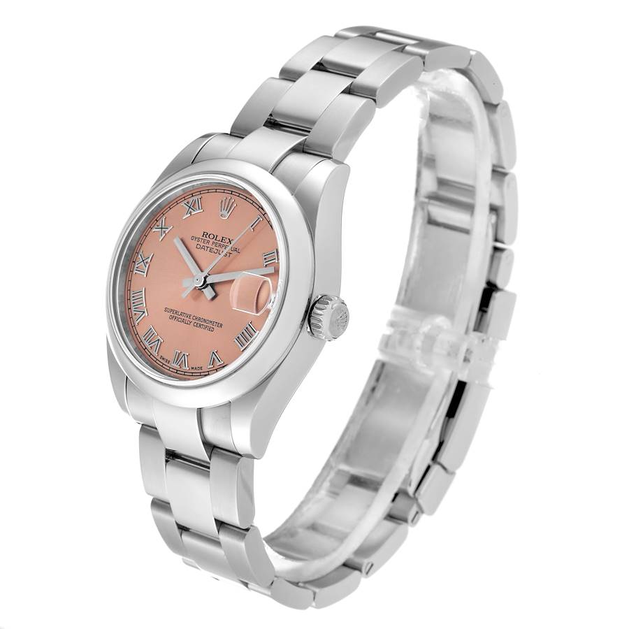 Rolex Midsize Datejust Salmon Dial Steel Ladies Watch 178240