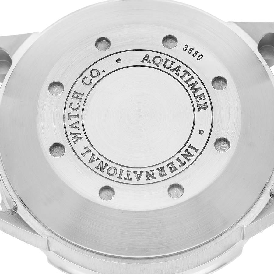 IWC Aquatimer White Dial Rubber Strap Mens Watch IW356805