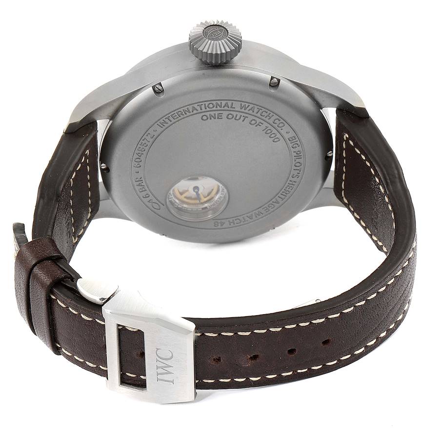 IWC Big Pilot Heritage Black Dial Titanium LE Mens Watch IW510301