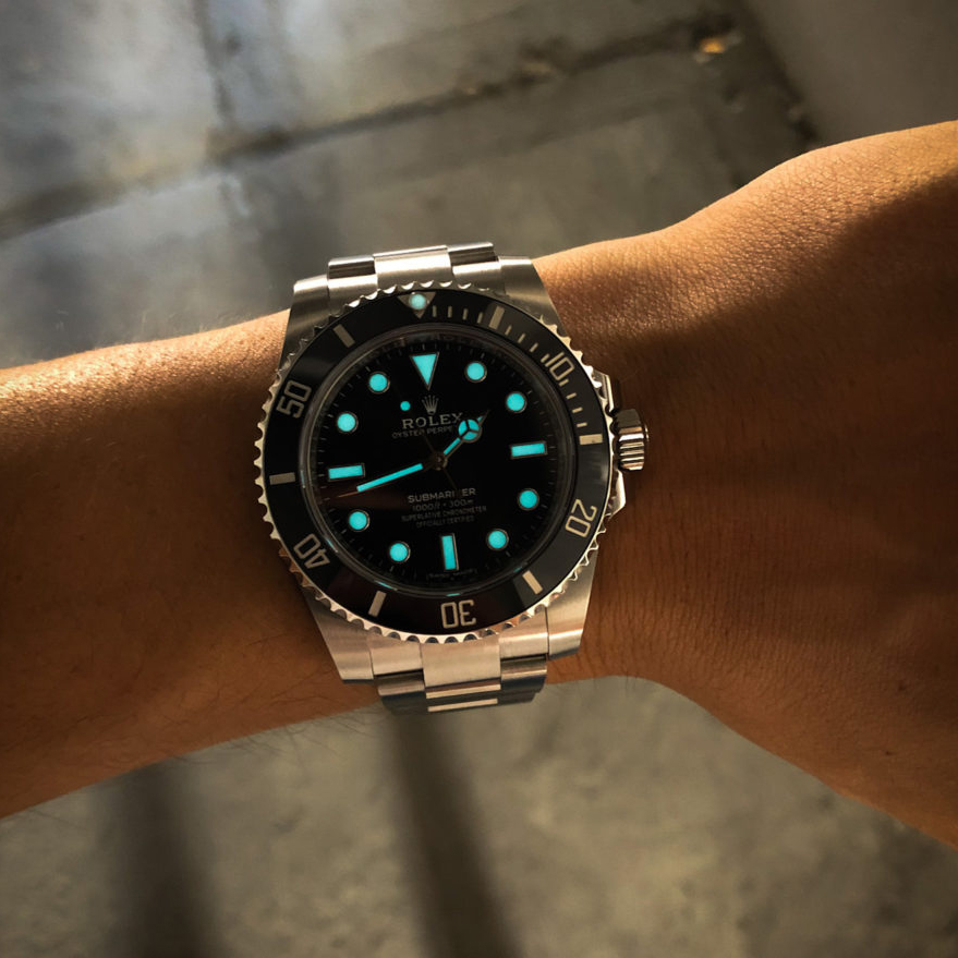 Rolex Submariner No Date 40mm 4 Liner Steel Mens Watch 14060M