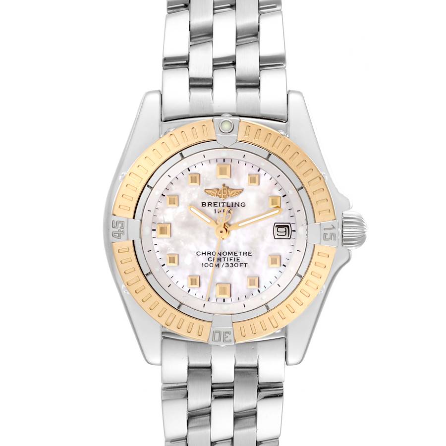 Breitling Windrider Calisto Steel Yellow Gold Ladies Watch D72345