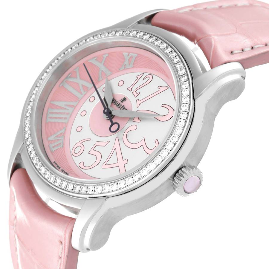 Audemars Piguet Millenary Steel Diamond Ladies Watch 77301ST