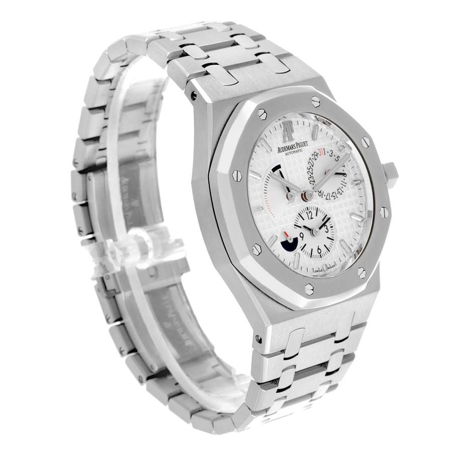 Audemars Piguet Royal Oak Dual Time Power Reserve Mens Watch 26120ST
