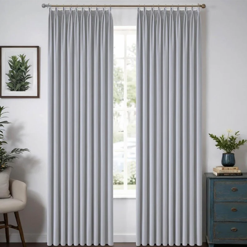 Custom Velvet Luxury Curtains  (2 Panels) - Pleated