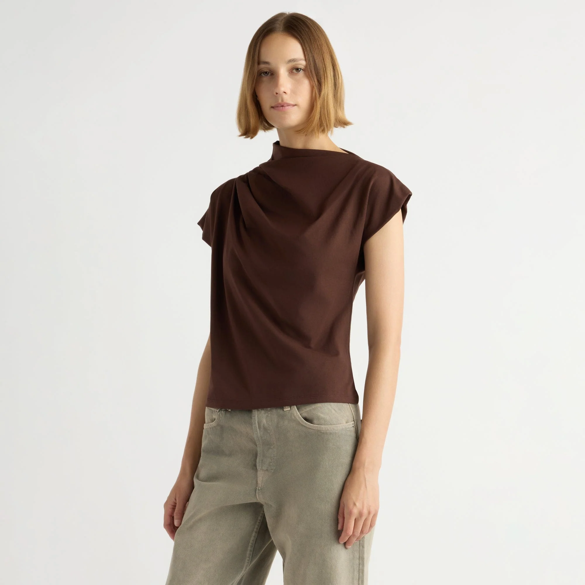 Kenny Asymmetric-Neck Tee