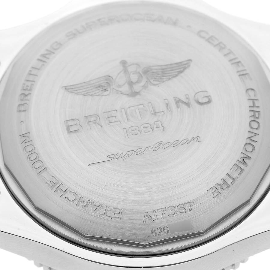 Breitling Superocean II Blue Dial Steel Mens Watch A17367