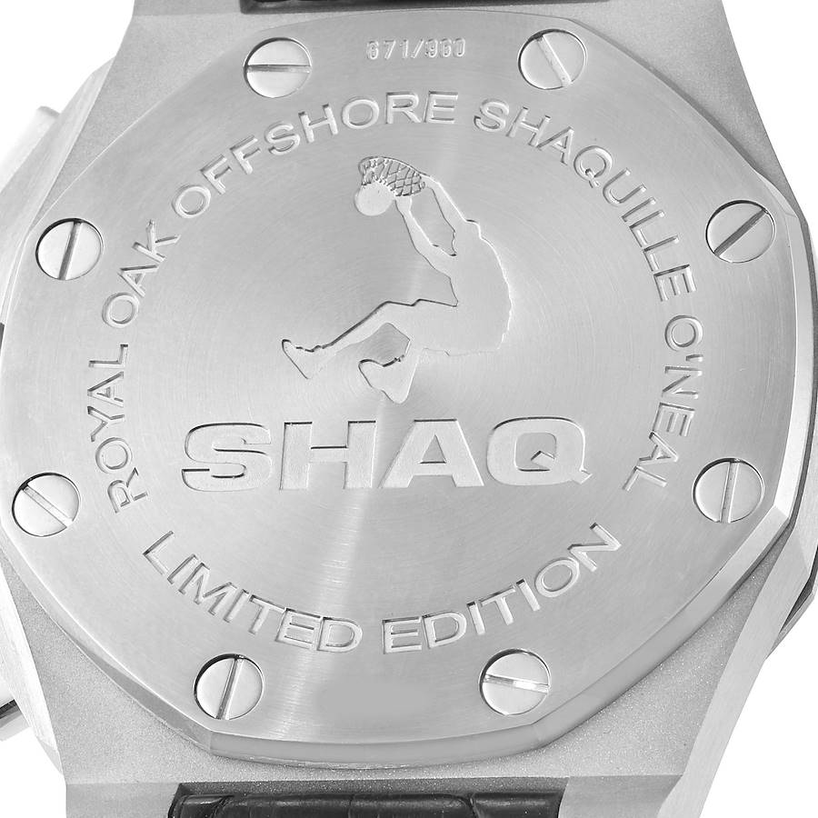 Audemars Piguet Royal Oak Offshore Shaquille ONeal Steel Mens Watch 26133ST