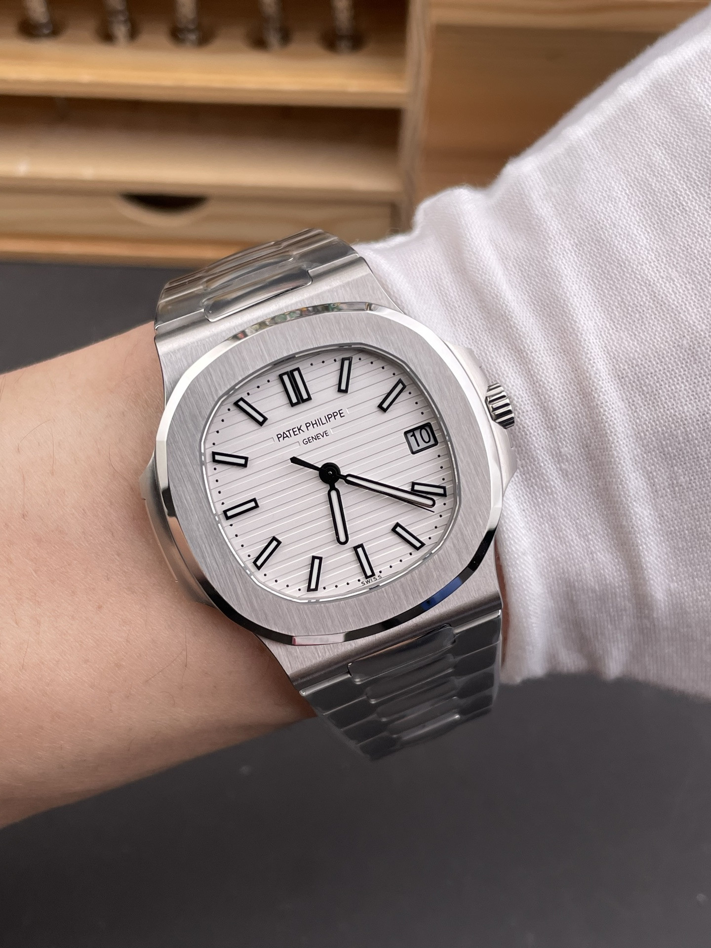 Nautilus 5711 White Dial PPF Factory