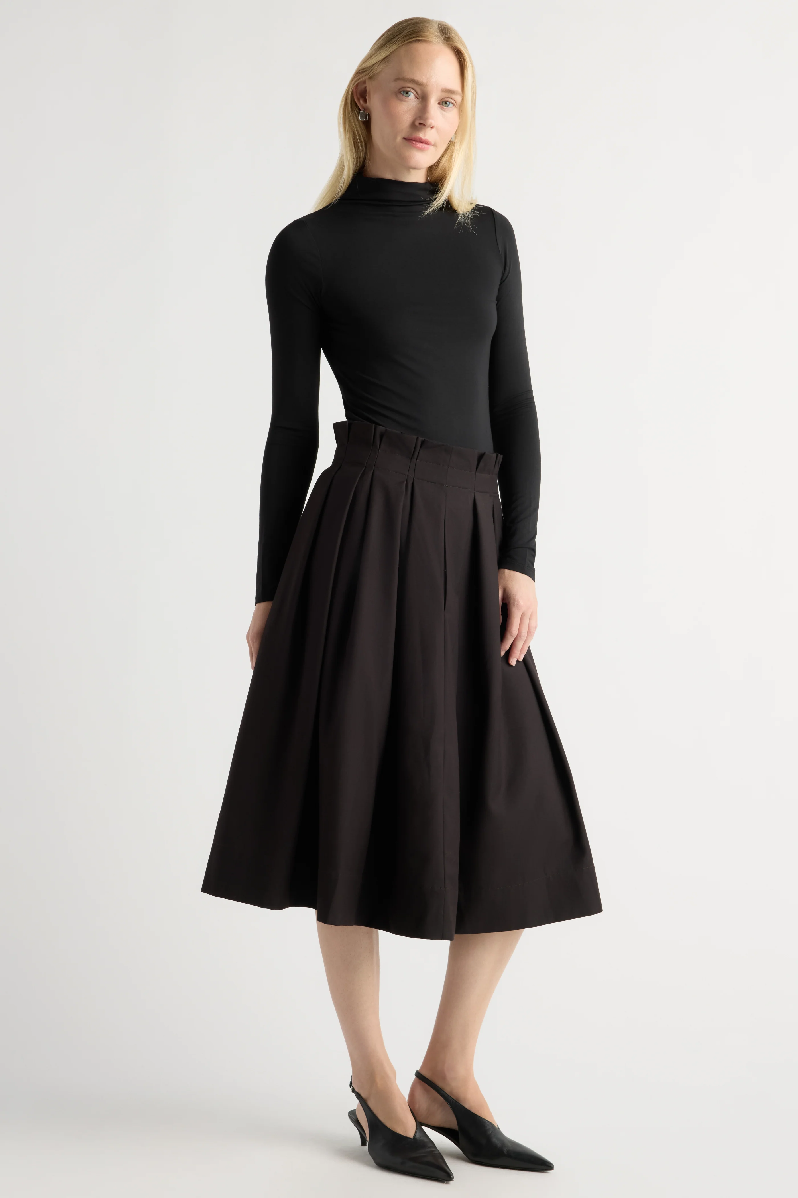 Jen A-Line Pleated Skirt
