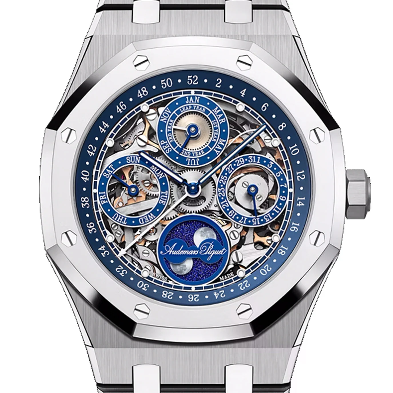 Audemars Piguet Royal Oak Perpetual Calendar "150th Anniversary", 26585XT.OO.1220XT.01, box and papers